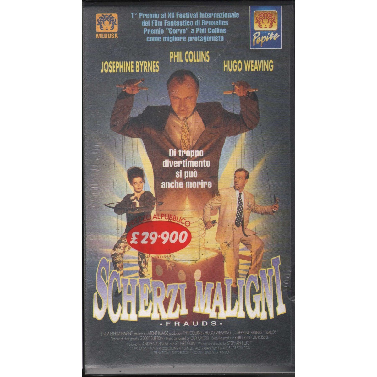 Stephan Elliott Univideo VHS Malignant Jokes - 1042302 Sealed