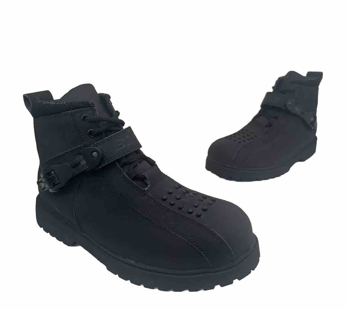 $139 Bilt Mens Size 9 Motorcycle Bike Trojan Boots Black 