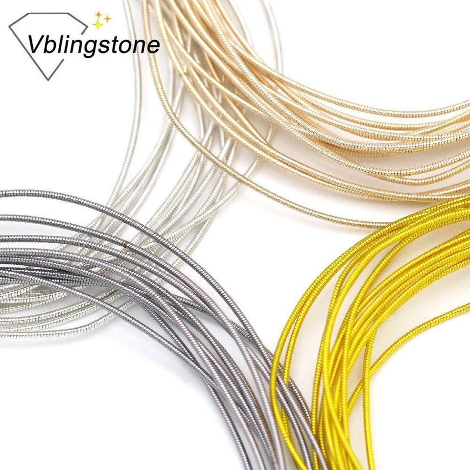 French Bullion Hard Wire 10g 1mm Embroidery Thread Gimp Sewing Work Copper Wires - Image 2 of 4