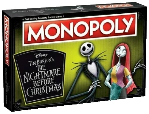 Nightmare Before Christmas Contemporary Manufacture Game Boards Games