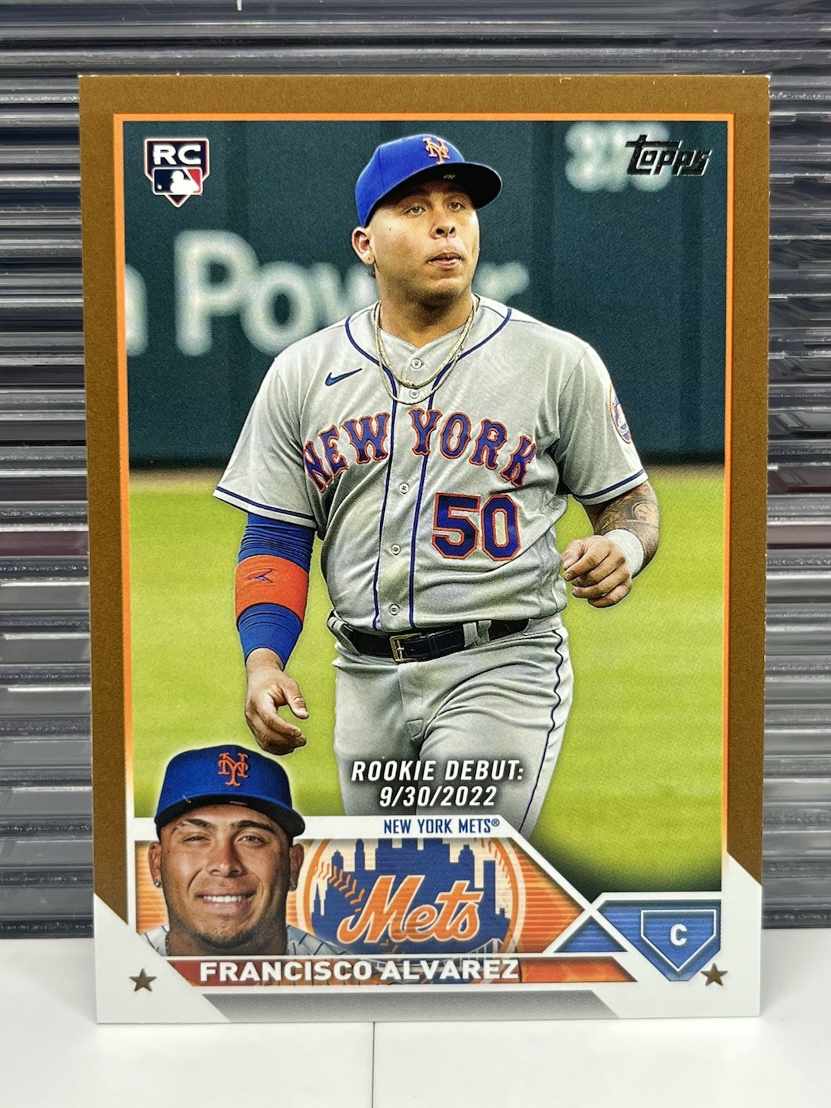 2023 Topps Update #US255 Francisco Alvarez RC Rookie Debut Gold /2023