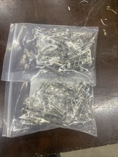 100 PCs 2.5CM Brooch Base Pins Safety Pins Brooch Settings Blank Base