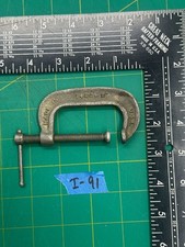 Vintage 4" Long 142C 2 Inch C-Clamp Adjustable Forged Steel Tool, Made in USA