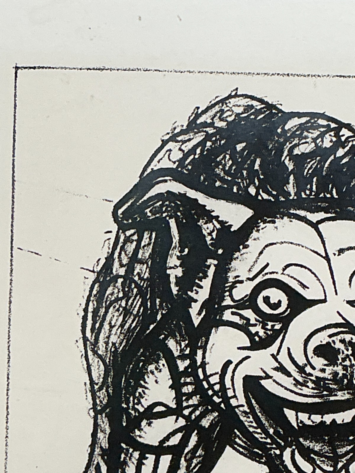 David Alfaro Siqueiros 1896-1974 "Guardian de la paz" signed mexico lithograph