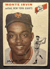 Top 10 Baseball Cards to Remember Monte Irvin 19