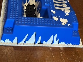 LEGO Raised Base Plate 2552 Blue & White Ice Station Odyssey #6983 Ramp