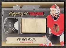 2024-25 Upper Deck Engrained Icons #HT-EB Ed Belfour Highlight Tapes /10 Chicago