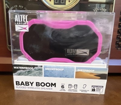  Altec Lansing Baby Boom  Portable  Wireless Bluetooth Speaker Pink/Black 