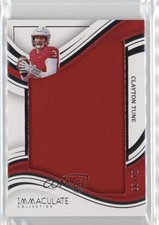 2023 Panini Immaculate Collegiate Jumbos 81/99 Clayton Tune #IJ-CLT 03xg
