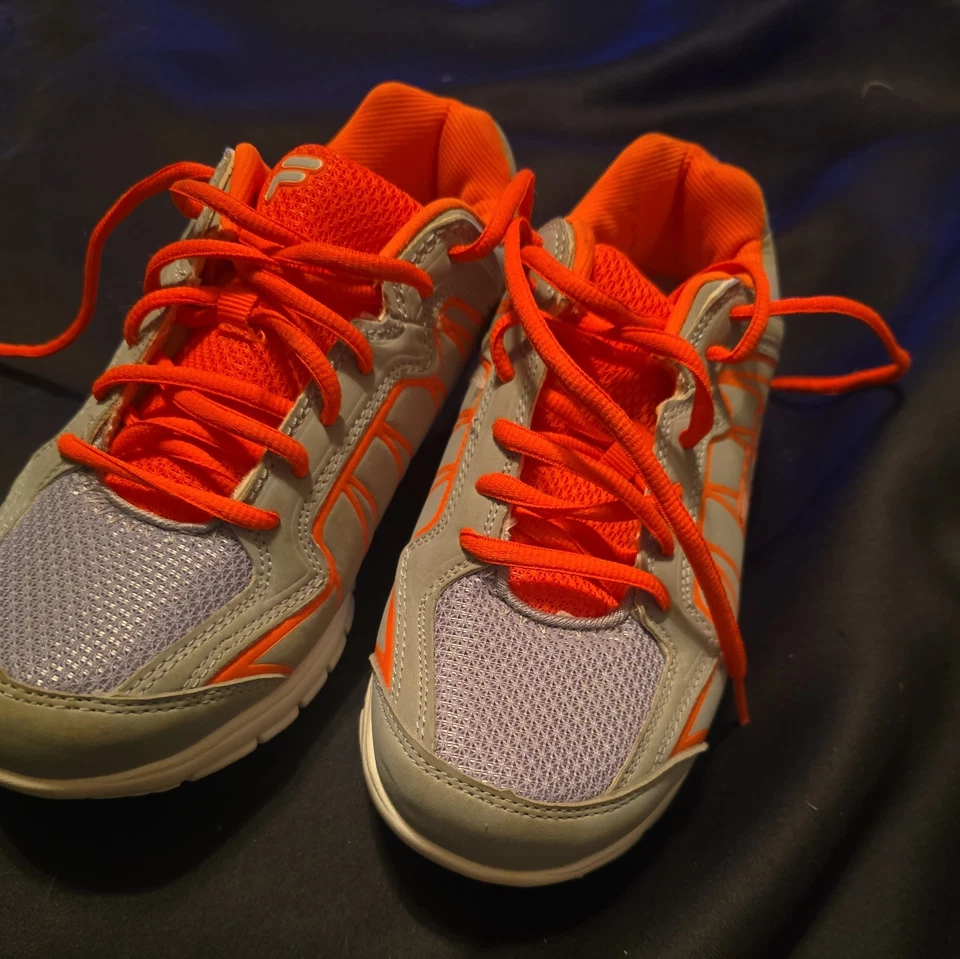 FILA Juvenil Talla 8 Zapatillas Ligeras Naranja y Gris Ligeras Sintéticas Eva Foto 2 de 4