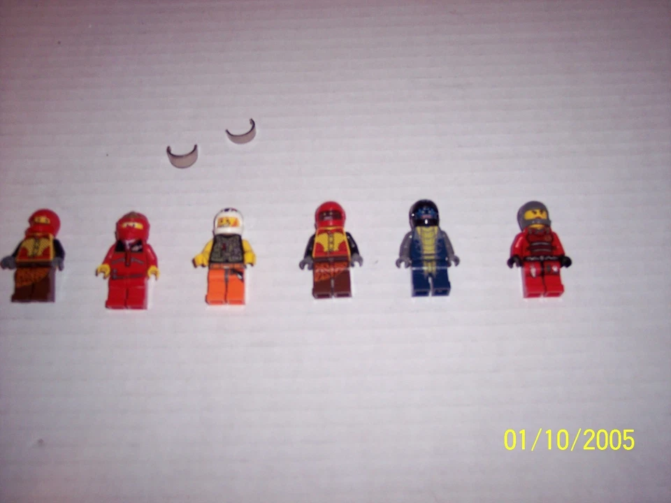Lot of 10 LEGO Mini FIGURES Minifigure New Figures as Pictured City race car #1 - Image 2 of 3