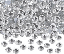 1440PCS Art Nail Rhinestones Non Hotfix Glue Fix round Crystals Glass Flatback f