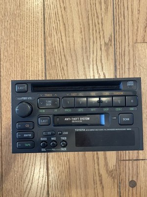 MK4 SUPRA OEM Toyota Radio/Stereo Cassette tape head unit (1993