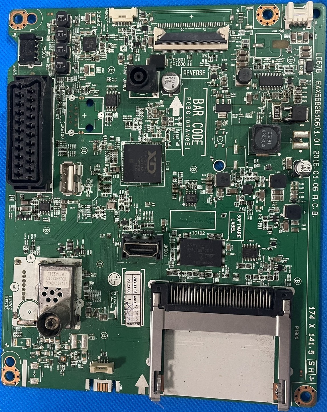 Despiece Smart TV LG 43LH5100-ZE, EAX66826106 (1.0). foto 2