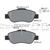 Textar 2476401 Bremsbelagsatz FüR Fiat Ford KA 500 C RU8 312