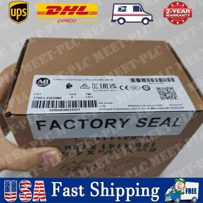 New Factory Sealed AB 1769-L33ERMS SER A Compact GuardLogix CPU 5370 Controller