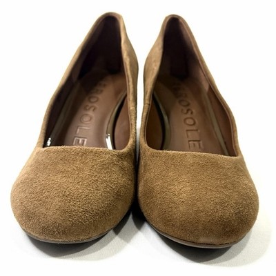 Aerosoles Ebel Women's Dress Pumps Tobacco Suede Size 6.5 M