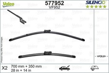 Wischblatt Scheibenwischer SILENCIO FLAT BLADE SET VALEO 577952 für FORD FIESTA