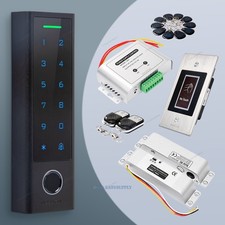 HOMSECUR APP WIFI Password Access Control Set Surface Mount Drop Bolt Lock