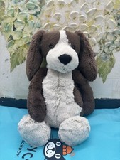 JELLYCAT Bashful Fudge Puppy Medium 100 Authentic BNWT with DUST BAG