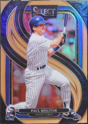 2025 Panini Select - Bronze Prizms #147 Paul Molitor /125 Baseball NM