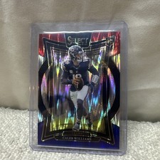 2024 Panini Select - Concourse Caleb Williams #25 Red & Blue Shock