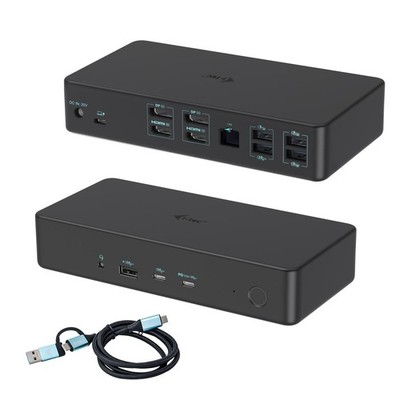 I-TEC USB-A/USB-C/Thunderbolt3 Professional Dual 4K Docking Station Gen2