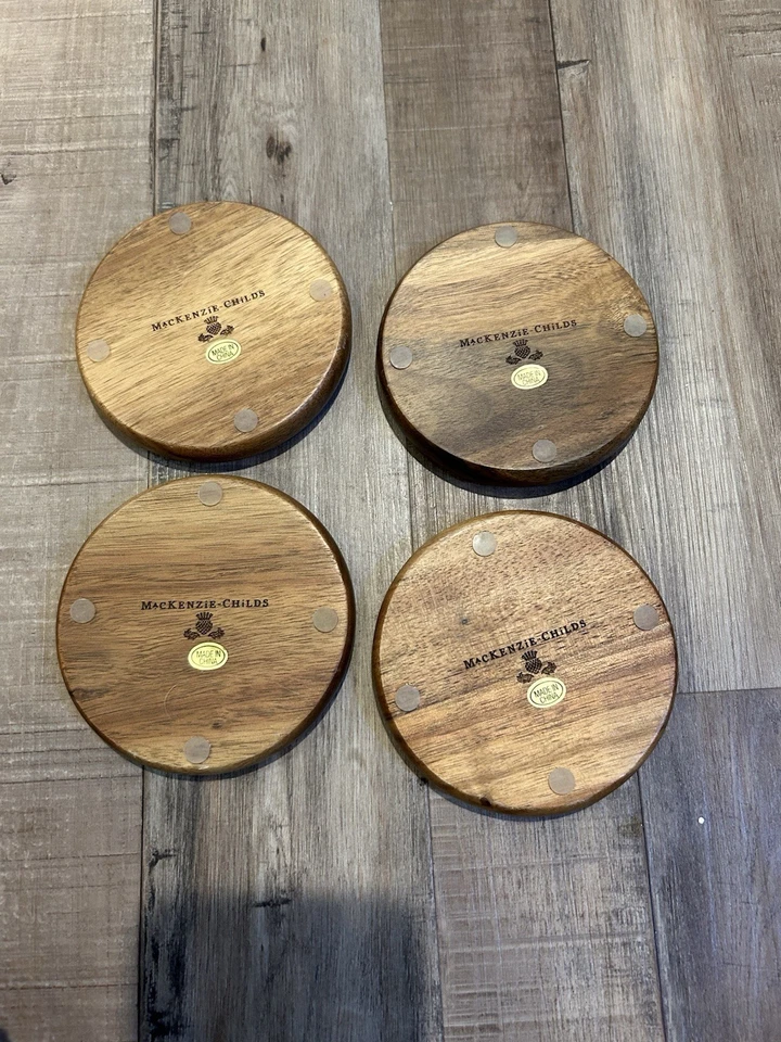 Posavasos a cuadros Mackenzie Childs Foto 3 de 4