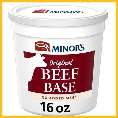 Minor's Beef Base, Great for Soup Broth and Sauces, 0 Grams Trans Fat, No Added