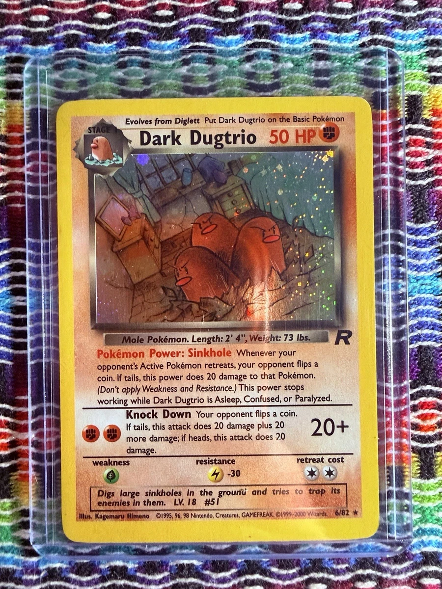 Dark Dugtrio 6/82 Team Rocket for sale | eBay