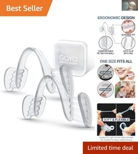 Comfortable Teeth Grinding Mouth Guard for Adults - Reusable with Travel Case