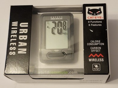 New Cat Eye   Urban Wireless Bicycle Speedometer 9 functions Computer CC-VT220W