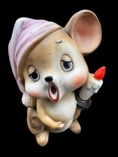 Josef Originals Japan Sleepy Mouse Lamp Royal Gorge Rare Working Bedside