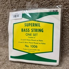Supernil Upright Bass Strings Set 1006 Nylon ...