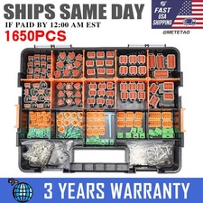 1650PCS Genuine Deutsch Connector Kit Stamped Contacts For 14,16,18,20 GA.WIRE