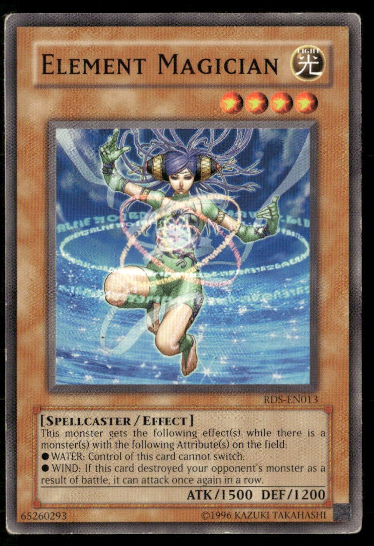 Element Magician RDS-EN013 YuGiOh Rise of Destiny trading card — raw and PSA graded price guide