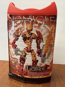 Lego Bionicle Glatorian Legends Ackar 8985 100% Complete with Canister & Manual