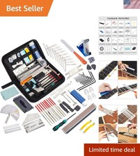 Meideal 65-Piece Guitar Maintenance Tool Kit for Acoustic Electric Instruments