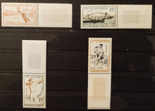Timbres France Neuf** Serie "jeux traditionnels" N°1161 à 1164 de 1958