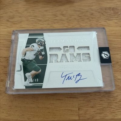 2022 National Treasures Collegiate Trey McBride SL-TR Auto Green 12/49 Cardinals