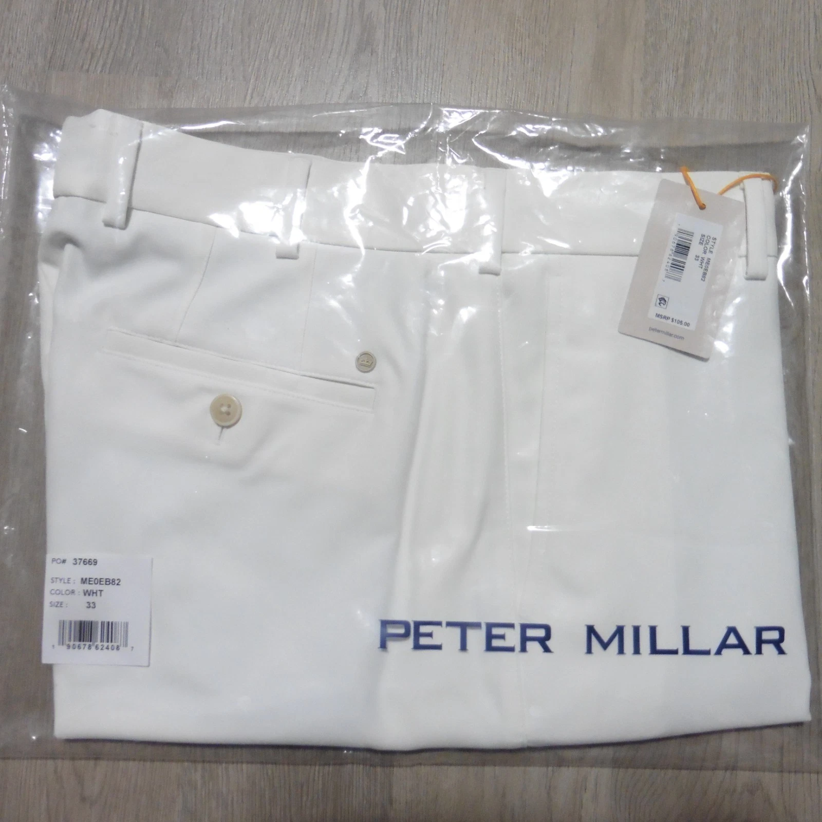 PETER MILLAR Mens 33 SHORTS PERFORMANCE GOLF SALEM WHITE ME0EB82 CLASSIC FIT
Opens in a new window o