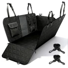 Dog Seat Cover Hammock for Back Seat Durable Waterproof Car Truck + Pet Seatbelt