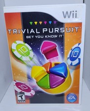 Trivial Pursuit: Bet You Know It (Nintendo Wii, 2011) Tested Working