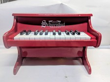 SCHOENHUT Mini Red 25 Keys Toy Student Piano app. 16.5 L x 11.5 H x 10 W