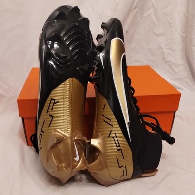 Nike Vapor Edge Pro 360 2 Football Cleats Black Gold FB3298-003 Size 10 NWOB Vapor Edge Pro 360  main image 4
