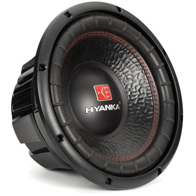 Durable 12'' Subwoofer - Black Iron Basket, Easy to Install