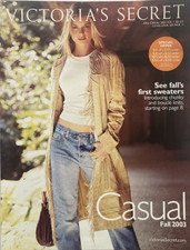 Vintage MARISA MILLER Fall Casual 2003 VICTORIA'S SECRET Catalog Volume 1