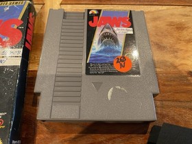 Jaws (Game & Box) Missing Manual Nintendo NES