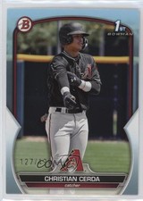 2023 Bowman Prospects Sky Blue 127/499 Christian Cerda #BP-56 17tm
