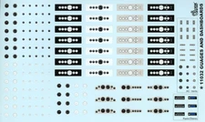 Gofer Racing 1:24-1:25 Gauges and Dashboard Decal Sheet